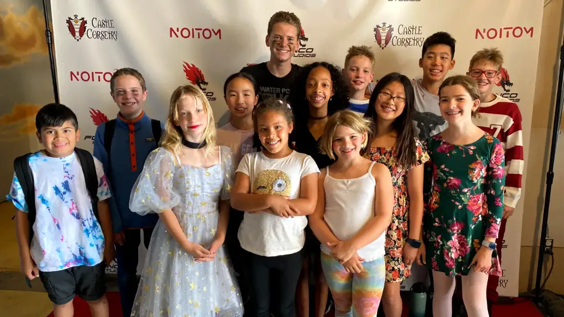 Campers on the red carpet at their city premiere
